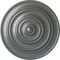 Ekena Millwork Classic Ceiling Medallion (Fits Canopies up to 4 1/8"), Hand-Painted Platinum, 13 1/4"OD x 1/2"P CM13CLPLS - alternate 1